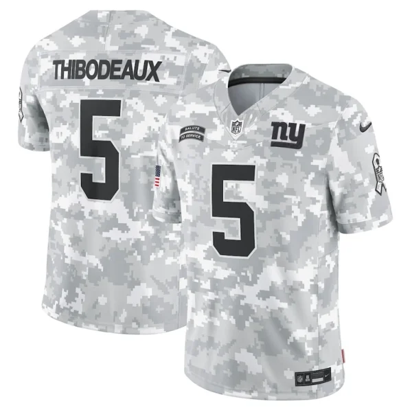 Kayvon thibodeaux new york giants nike 2024 salute to service limited jersey Arctic camo