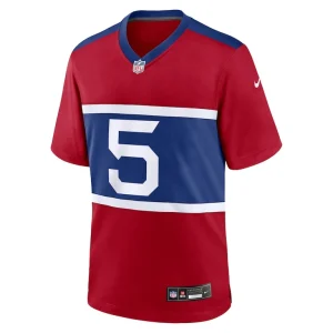 Kayvon thibodeaux new york giants nike alternate player game jersey Century red M