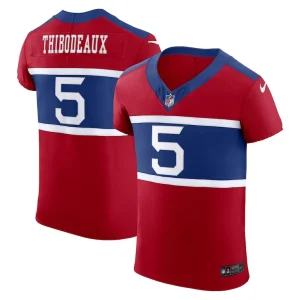 Kayvon thibodeaux new york giants nike alternate vapor f.u.s.e. elite player jersey Century red