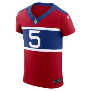 Kayvon thibodeaux new york giants nike alternate vapor f.u.s.e. elite player jersey Century red 44