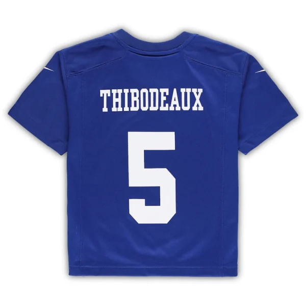 Kayvon thibodeaux new york giants nike preschool game jersey Royal 7