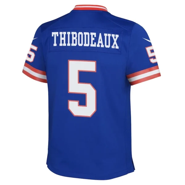 Kayvon thibodeaux new york giants nike youth game jersey Royal Yth L