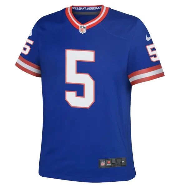Kayvon thibodeaux new york giants nike youth game jersey Royal Yth M