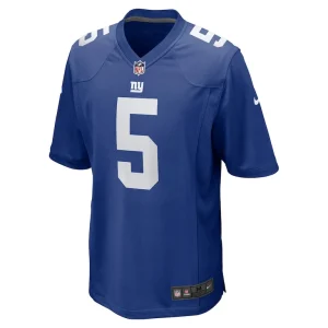 Kayvon thibodeaux new york giants nike youth game jersey Royal Yth M