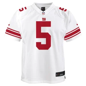 Kayvon thibodeaux new york giants nike youth player game jersey White Yth M