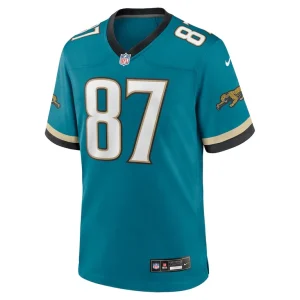 Keenan mccardell jacksonville jaguars nike prowler throwback retired player game jersey Teal M