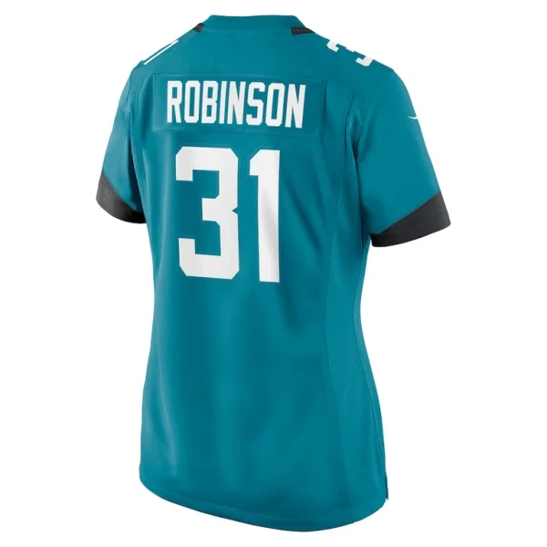 Keilan robinson jacksonville jaguars nike womens game jersey Teal L