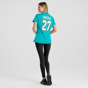 Keion crossen miami dolphins nike womens game player jersey Aqua 2XL