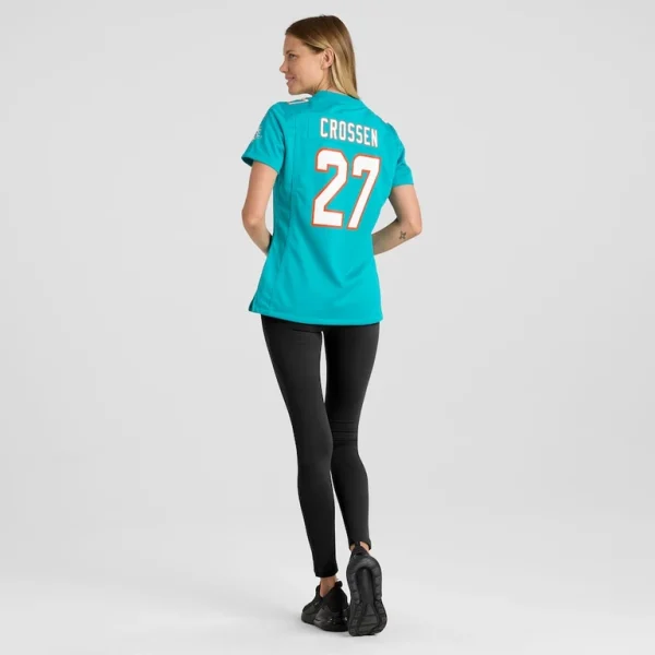 Keion crossen miami dolphins nike womens game player jersey Aqua 2XL