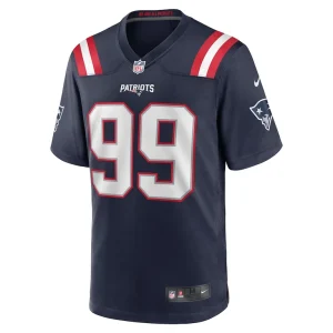 Keion white new england patriots nike team game jersey Navy M