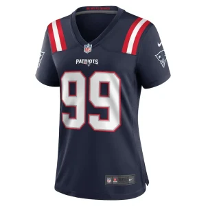 Keion white new england patriots nike womens team game jersey Navy M