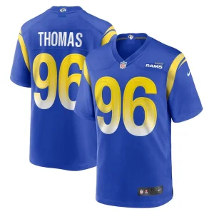 Keir thomas los angeles rams nike game player jersey Royal