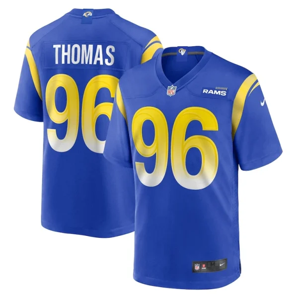 Keir thomas los angeles rams nike game player jersey Royal