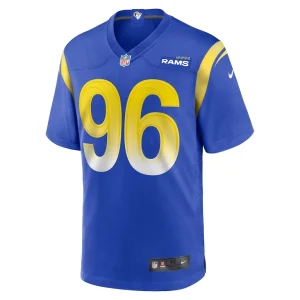 Keir thomas los angeles rams nike game player jersey Royal M