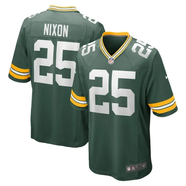 Keisean nixon green bay packers nike game player jersey Green