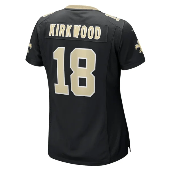 Keith kirkwood new orleans saints nike womens team game jersey Black L