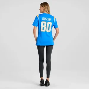 Kellen winslow los angeles chargers nike womens game retired player jersey Powder blue 2XL