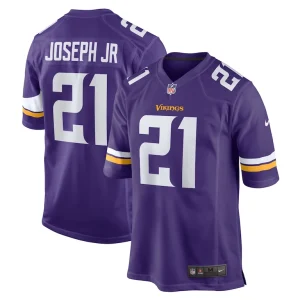 Kelvin joseph jr. minnesota vikings nike team game jersey Purple