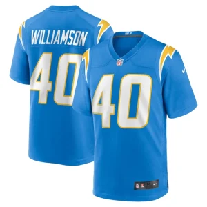 Kendall williamson los angeles chargers nike team game jersey Powder blue