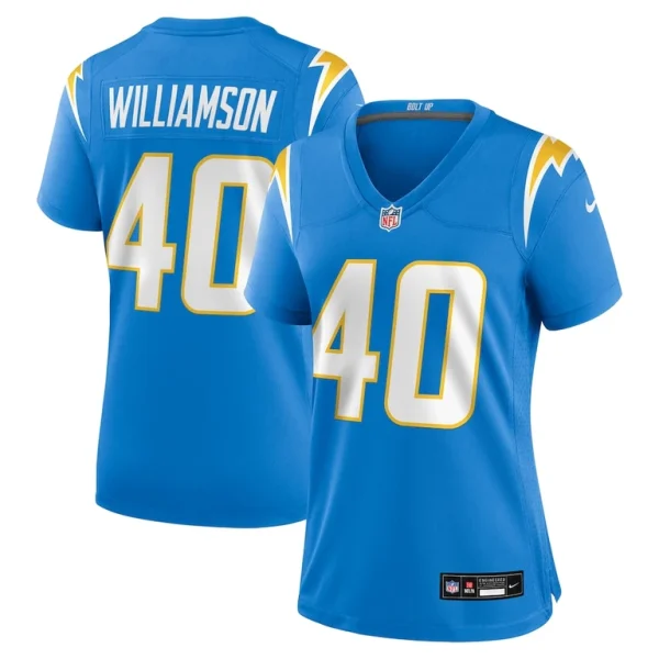 Kendall williamson los angeles chargers nike womens game jersey Powder blue