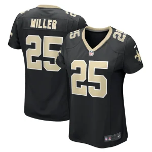 Kendre miller new orleans saints nike womens team game jersey Black