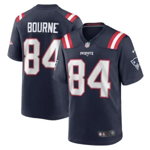 Kendrick bourne new england patriots nike game jersey Navy