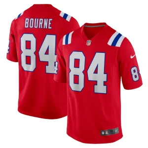 Kendrick bourne new england patriots nike game jersey Red