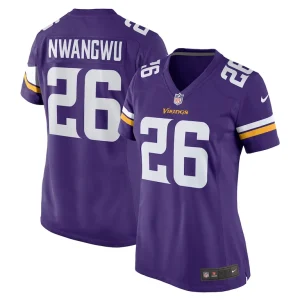 Kene nwangwu minnesota vikings nike womens game jersey Purple