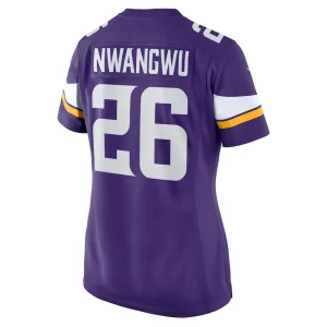 Kene nwangwu minnesota vikings nike womens game jersey Purple L