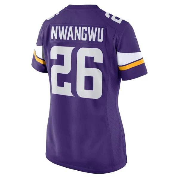 Kene nwangwu minnesota vikings nike womens game jersey Purple L