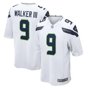 Kenneth walker iii seattle seahawks nike away game player jersey White