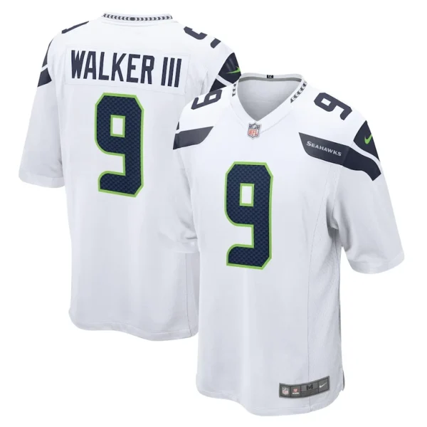 Kenneth walker iii seattle seahawks nike away game player jersey White