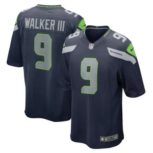 Kenneth walker iii seattle seahawks nike player game jersey Navy