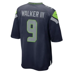 Kenneth walker iii seattle seahawks nike team game jersey College navy L