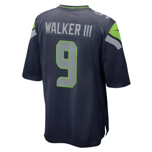 Kenneth walker iii seattle seahawks nike team game jersey College navy L