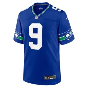 Kenneth walker iii seattle seahawks nike throwback player game jersey Royal M