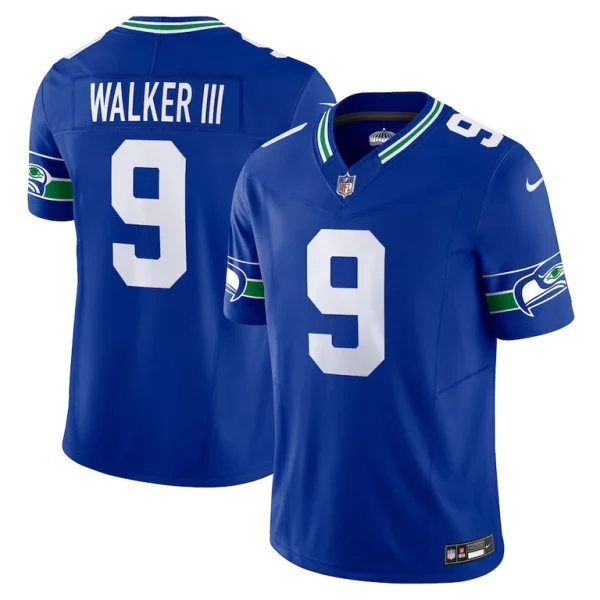 Kenneth walker iii seattle seahawks nike vapor f.u.s.e. limited jersey Royal