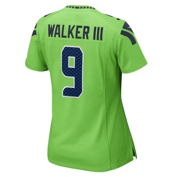 Kenneth walker iii seattle seahawks nike womens game jersey Neon green L