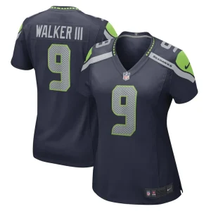 Kenneth walker iii seattle seahawks nike womens player jersey Navy