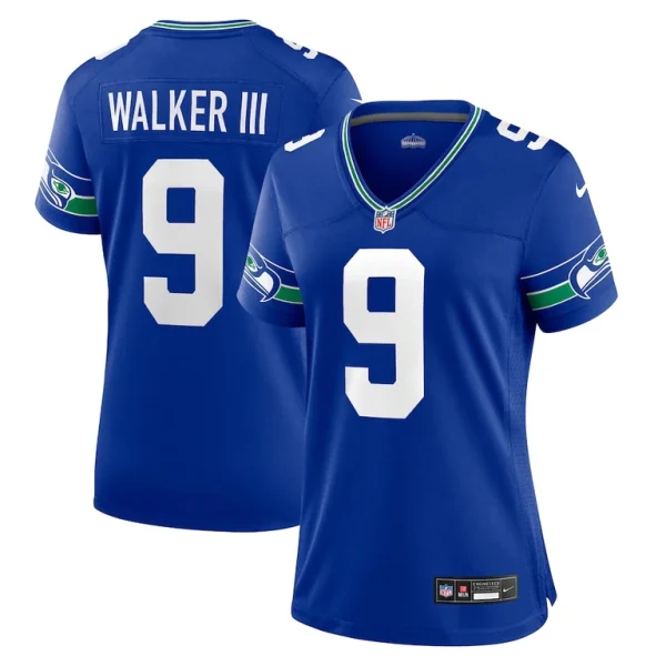 Kenneth walker iii seattle seahawks nike womens player jersey Royal