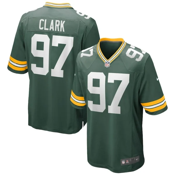 Kenny clark green bay packers nike game jersey Green