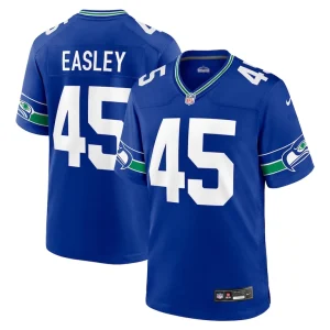 Kenny easley seattle seahawks nike throwback retired player game jersey Royal