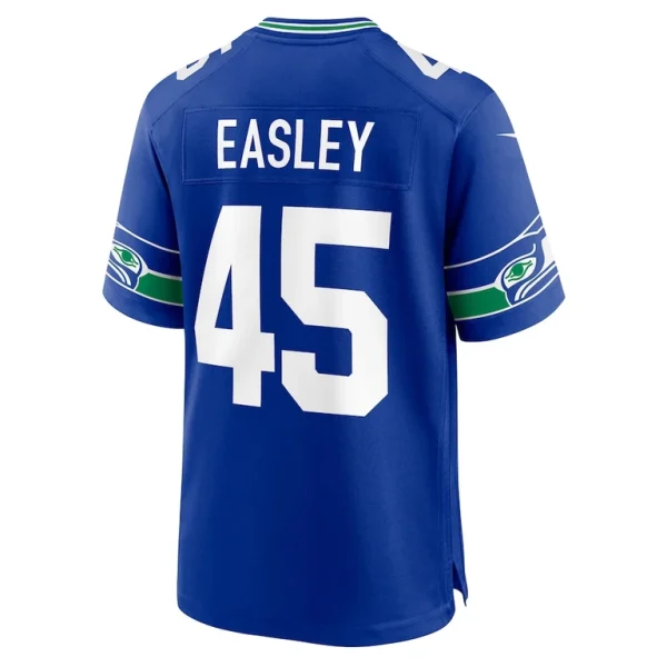 Kenny easley seattle seahawks nike throwback retired player game jersey Royal L
