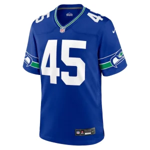 Kenny easley seattle seahawks nike throwback retired player game jersey Royal M