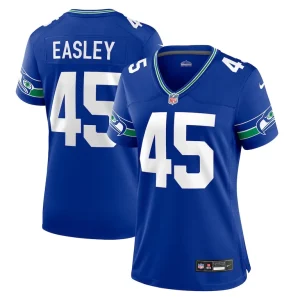 Kenny easley seattle seahawks nike womens throwback retired player game jersey Royal
