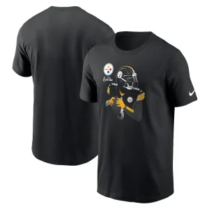 Kenny pickett pittsburgh steelers nike player graphic t shirt Black