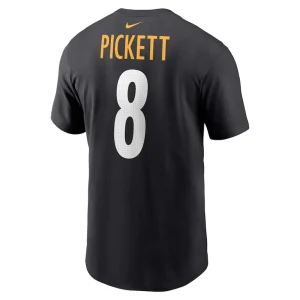 Kenny pickett pittsburgh steelers nike player name number t shirt Black L