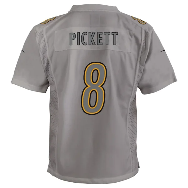 Kenny pickett pittsburgh steelers nike youth atmosphere game jersey Gray Yth L