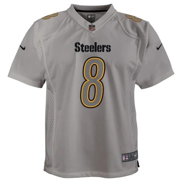 Kenny pickett pittsburgh steelers nike youth atmosphere game jersey Gray Yth M