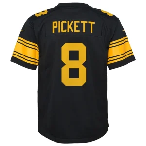 Kenny pickett pittsburgh steelers nike youth game jersey Black Yth L